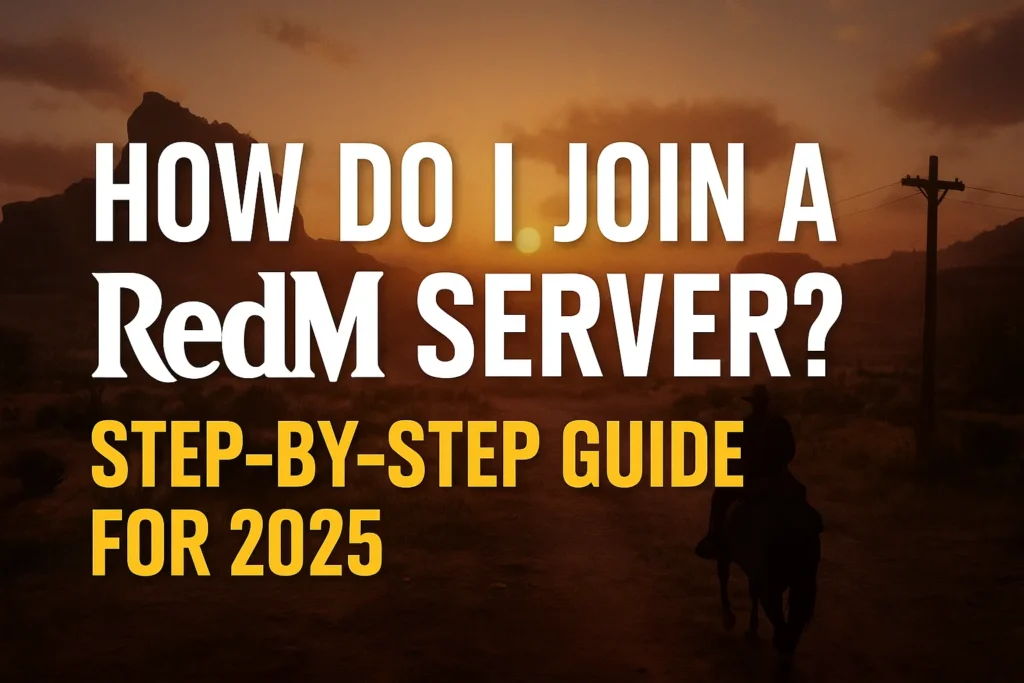 How Do I Join a RedM Server